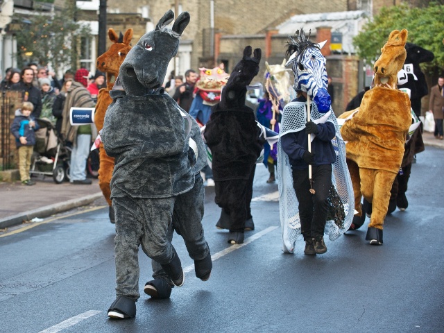 Daily Photo: 19/12/2011 – Greenwich Charity Pantomime Horse Race ...